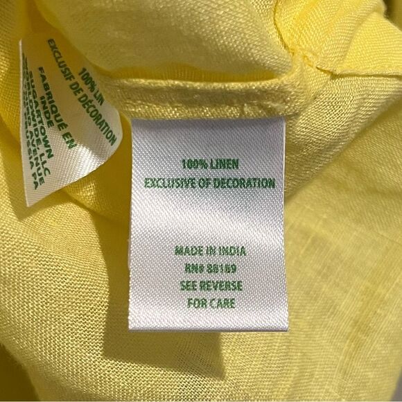 Lilly Pulitzer 100% Linen Top XL - Picture 7 of 9